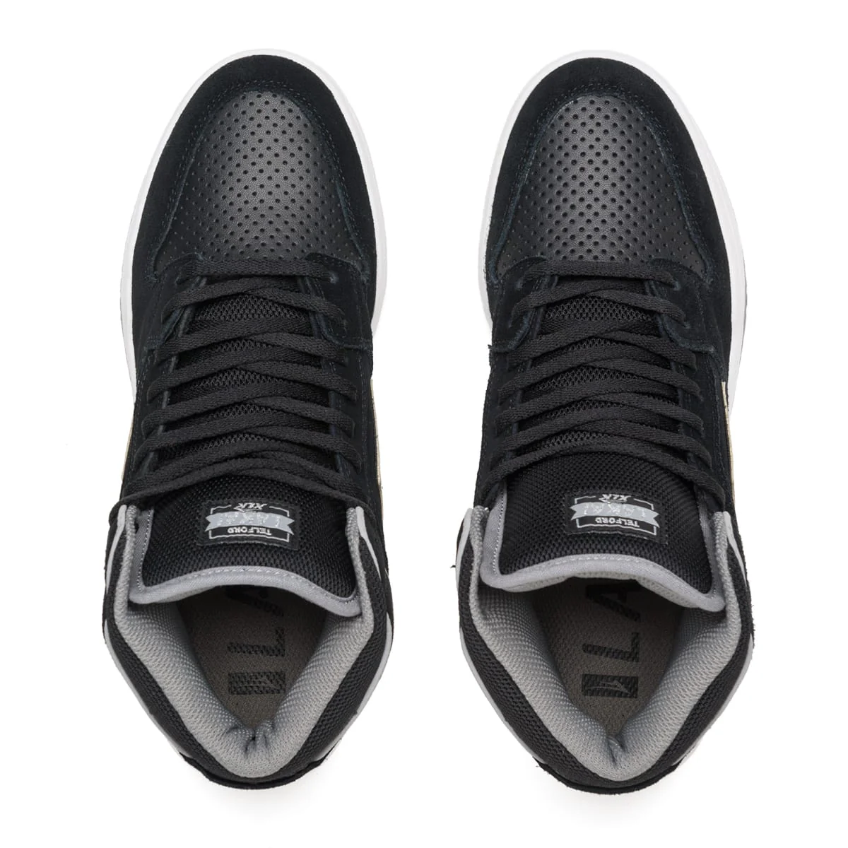 Lakai Shoes Telford - Black/Reflective Suede - Image 3