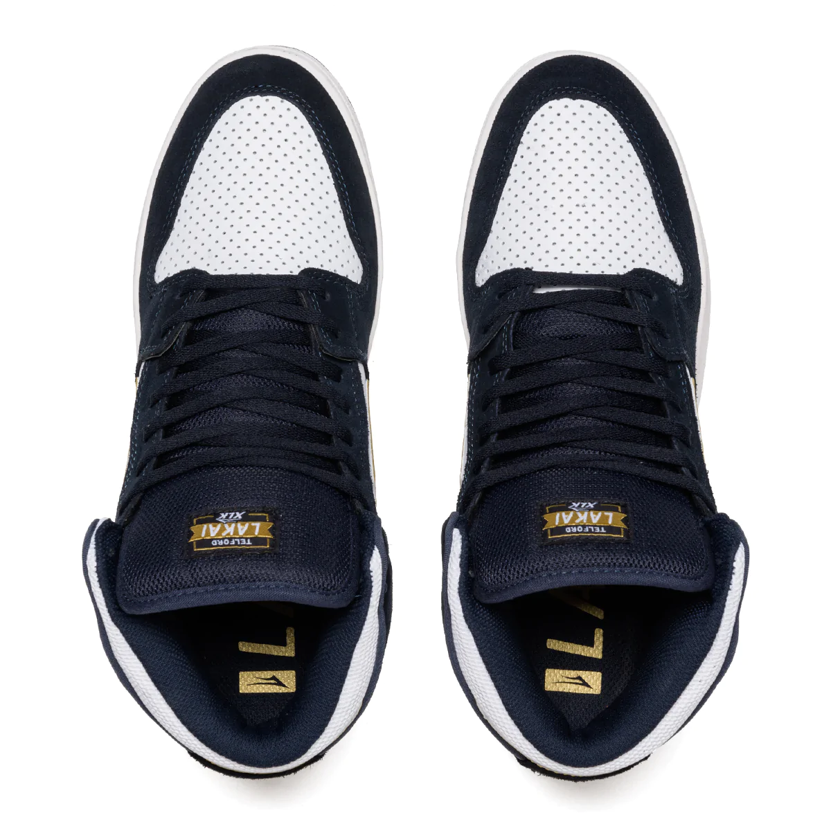 Lakai Shoes Telford - Navy/White Suede - Image 3