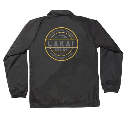 Lakai Sweatshirts Caliber Coaches Jacket - Black - Image 2