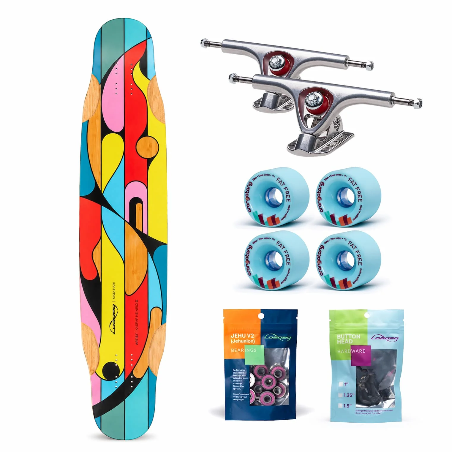 Loaded Mata Hari Artist Series Longboard Complete - Image 2