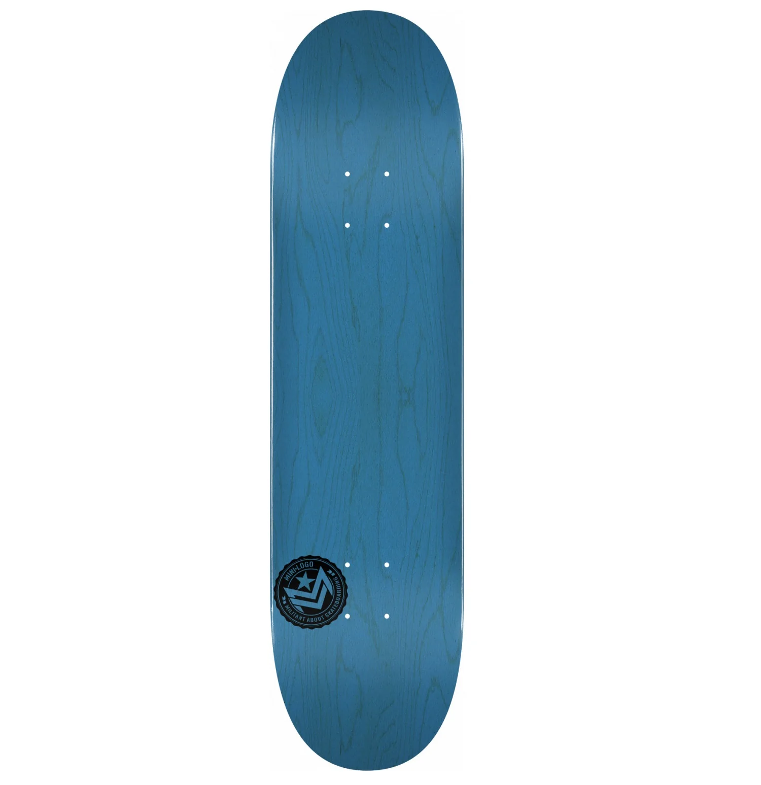 Mini Logo Chevron Stamp Skateboard Deck - 8.25" Blue