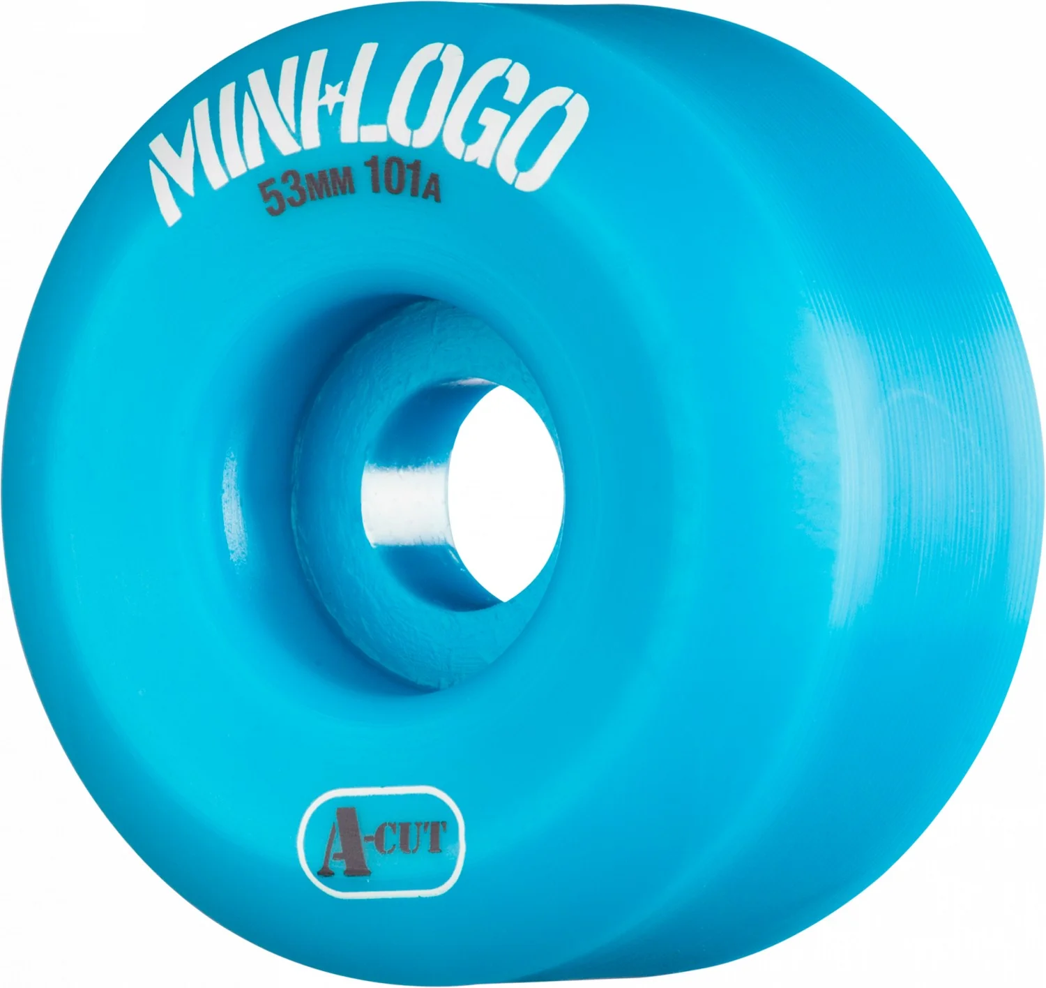 Mini Logo Wheels A-Cut 53mm 101a - Blue (Set of 4)