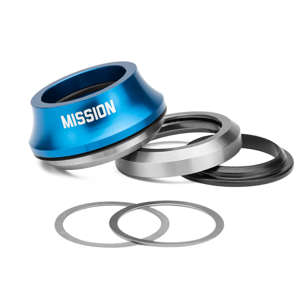 Mission BMX Turret Integrated Headset 15mm - Blue