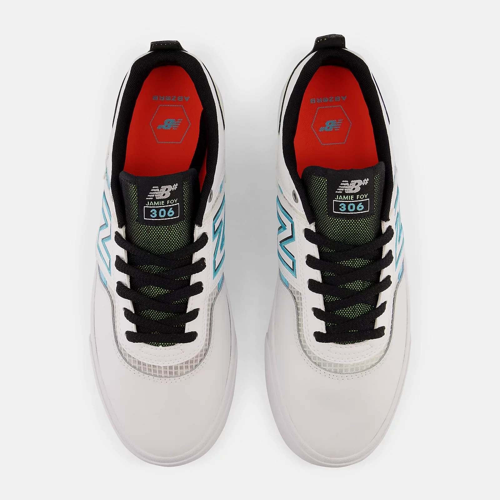 New Balance Shoes Jamie Foy 306 - White/Aqua Sky - Image 3
