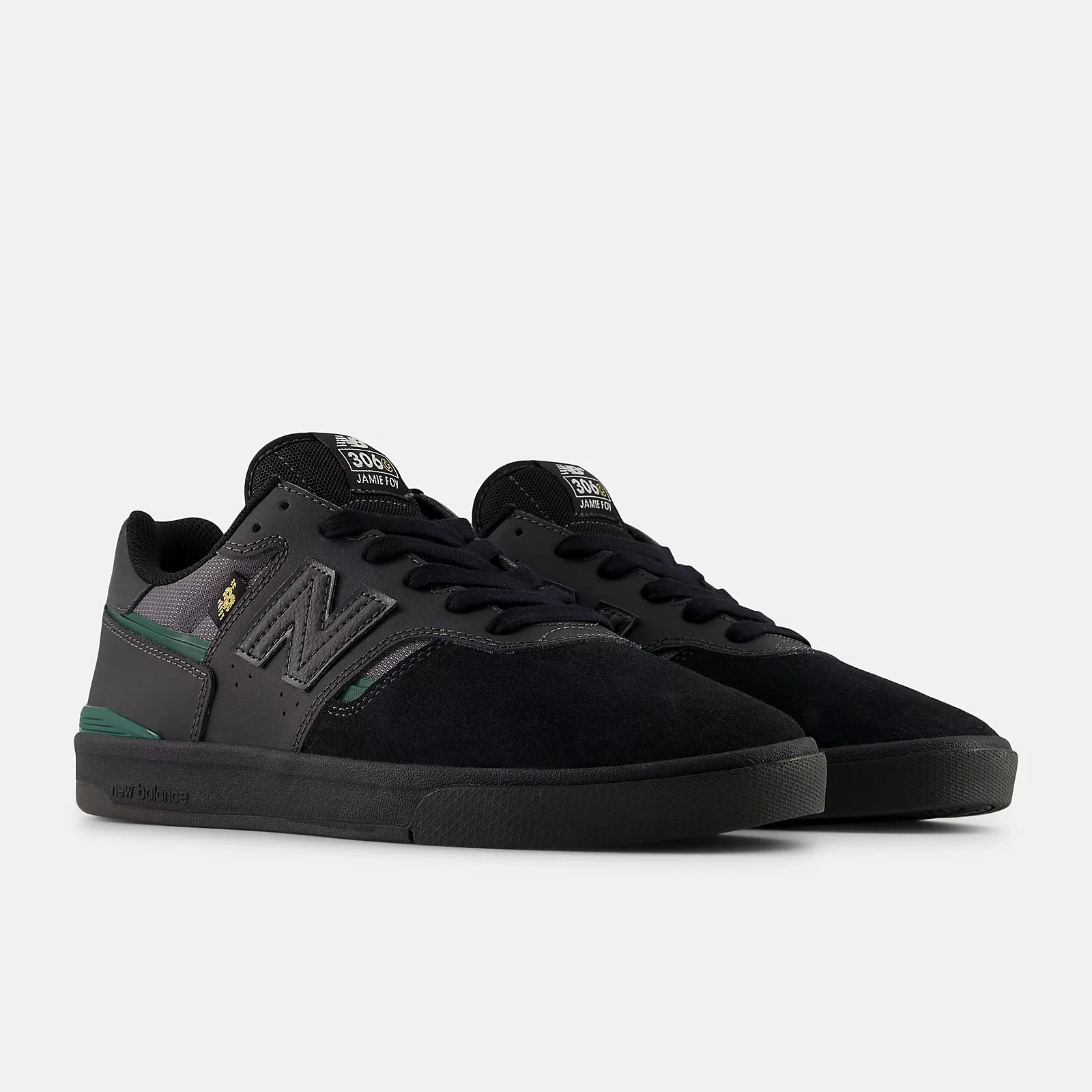 New Balance Shoes Numeric Jamie Foy 306 - Black/Nightwatch Green - Image 2