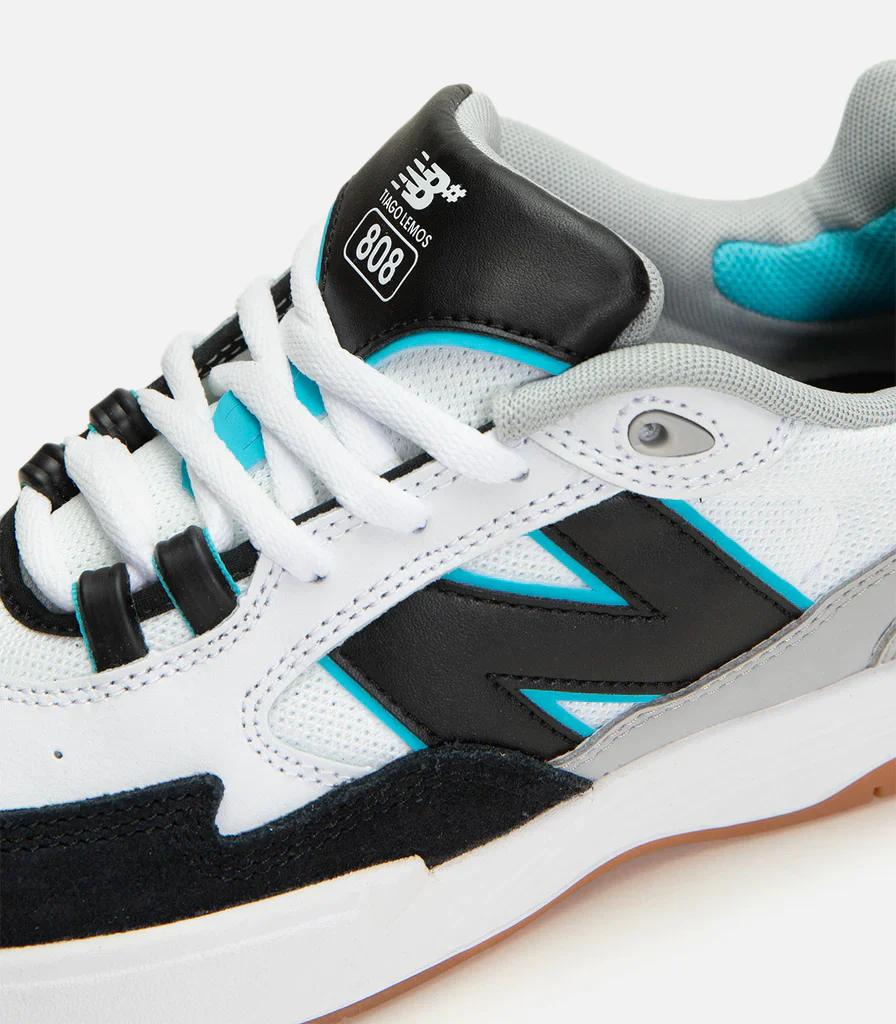 New Balance Shoes Numeric Tiago Lemos 808 - White/Black - Image 3