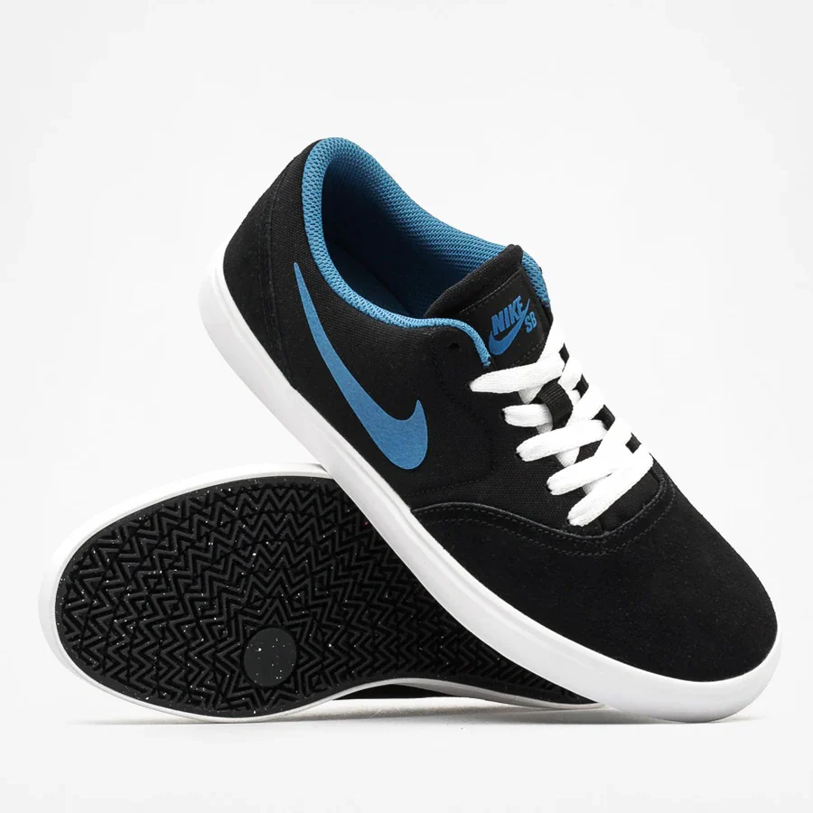 Nike Shoes Check GS Kids - Black/Brigade Blue-White - Image 5