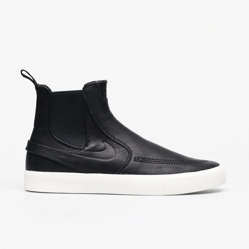 Nike Shoes SB Zoom Stefan Janoski Slip Mid RM - Black/Black-Pale Ivory-Black - Image 2
