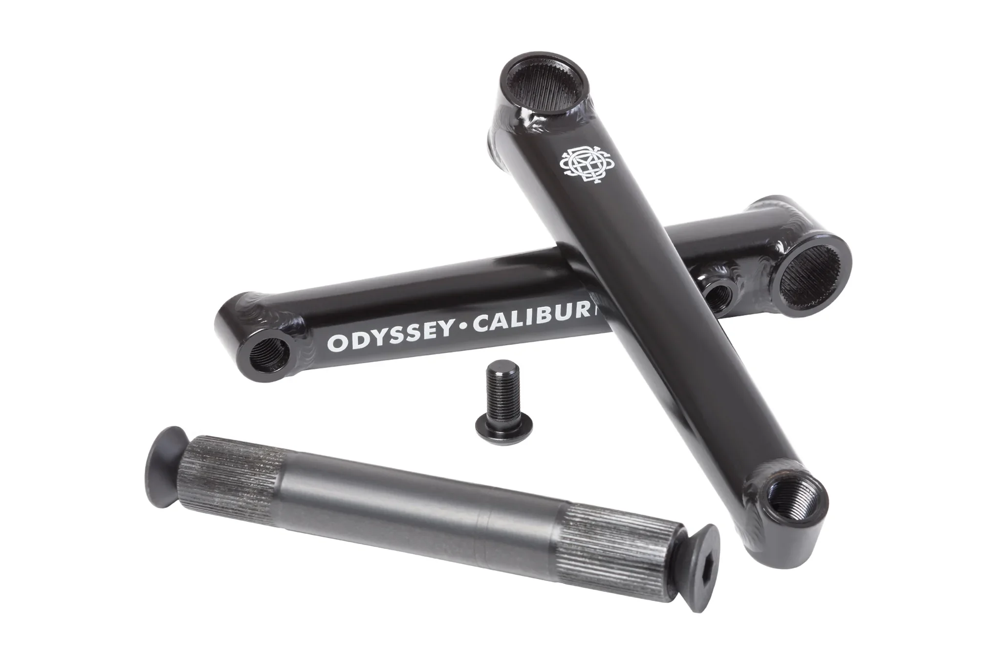 Odyssey BMX Calibur V2 Cranks 165mm - Rust Proof Black