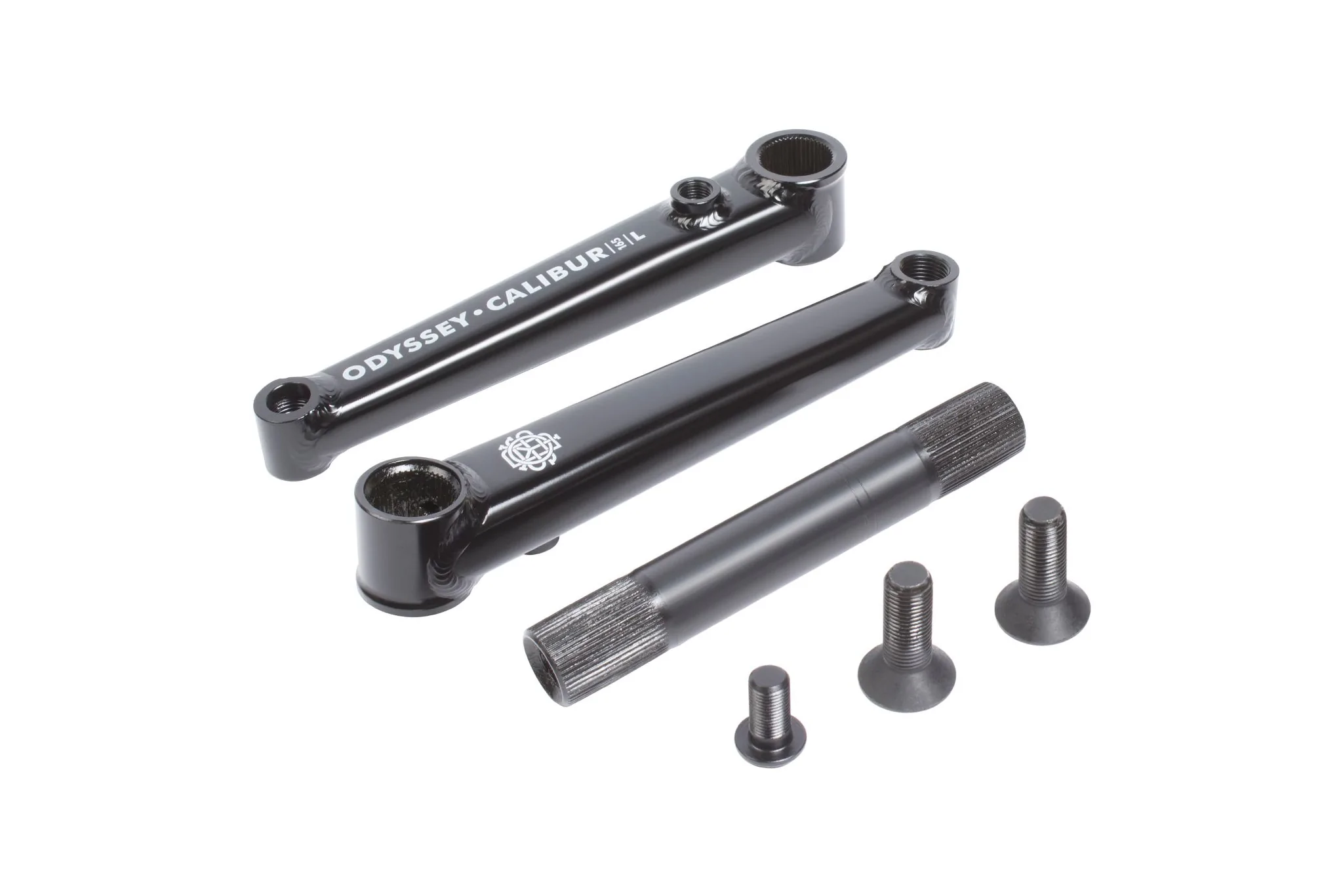 Odyssey BMX Calibur V2 Cranks 170mm - Rust Proof Black - Image 2