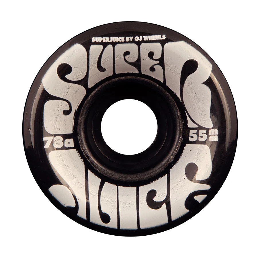 OJ Wheels Super Juice Mini 55mm 78a - Trans Black (Set of 4)
