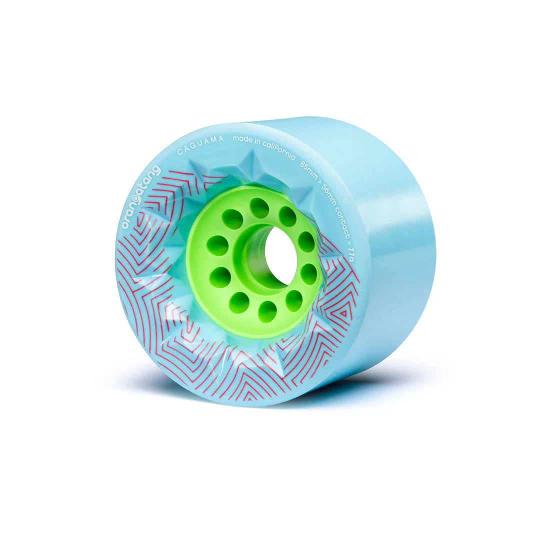 Orangatang Caguama 85mm 77a Longboard Wheels - Blue (Set of 4)