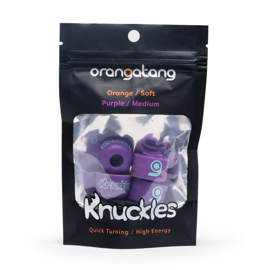 Orangatang Knuckle Bushings Medium - Purple (Set) - Image 2