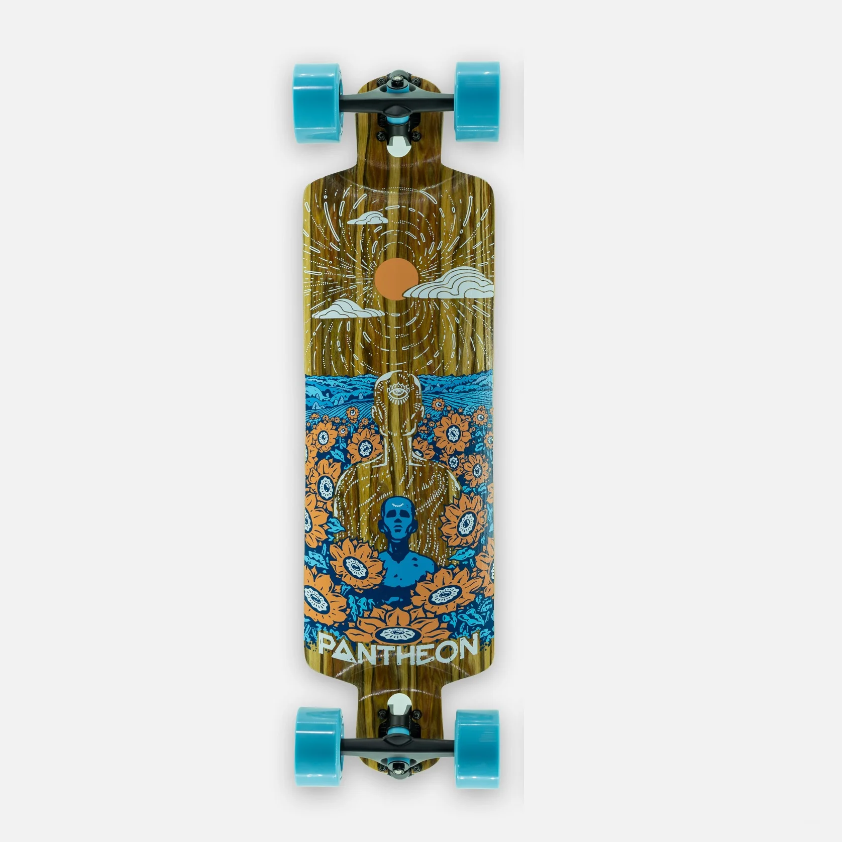 Pantheon Trip Fields Longboard Complete - 33.25" - Image 2