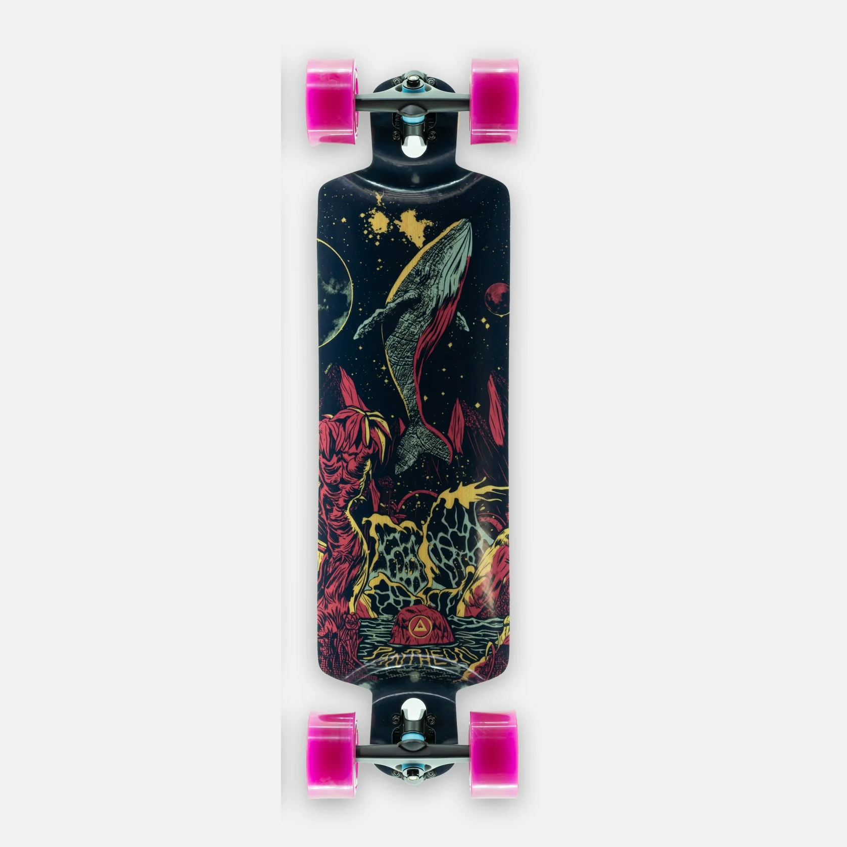 Pantheon Trip Whale Heavy Flex Longboard Complete - 33.25"