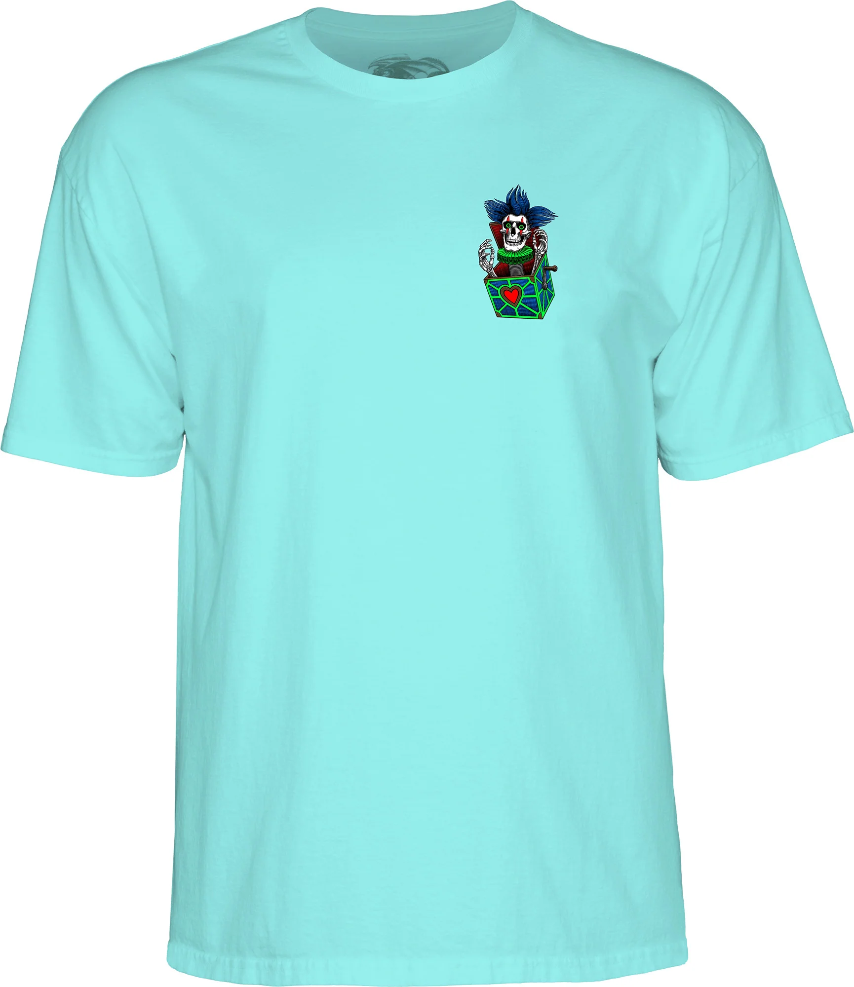 Powell Peralta Chris Hiett Skull T-shirt - Celadon - Image 2
