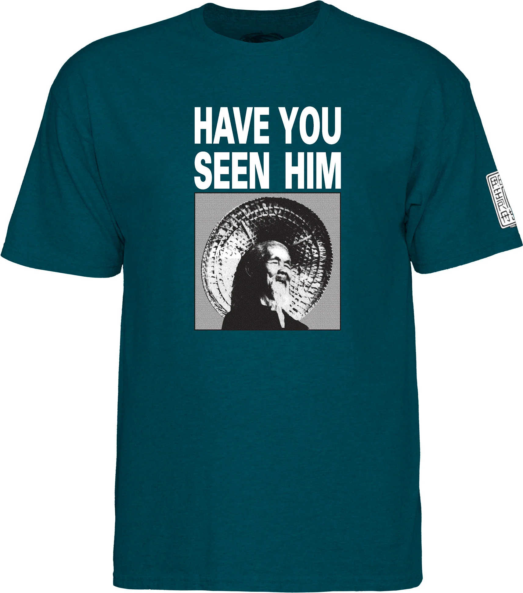 Powell Peralta Have You Seen Him T-shirt - Midnight Teal - Image 2