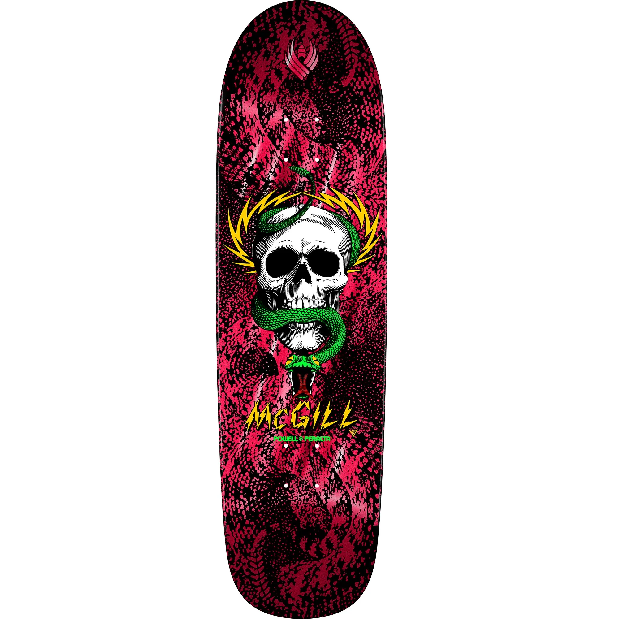Powell Peralta McGill Skull and Snake Flight Deck - 9.01″ Red Foil