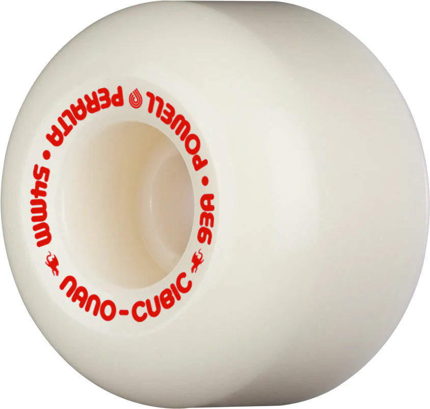 Powell Peralta Nano Cubic Dragon Formula Wheels 54x36mm 93A - Off White (Set of 4)