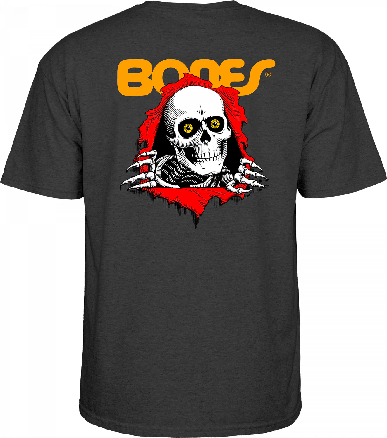 Powell Peralta Ripper T-Shirt - Charcoal Heather - Image 2