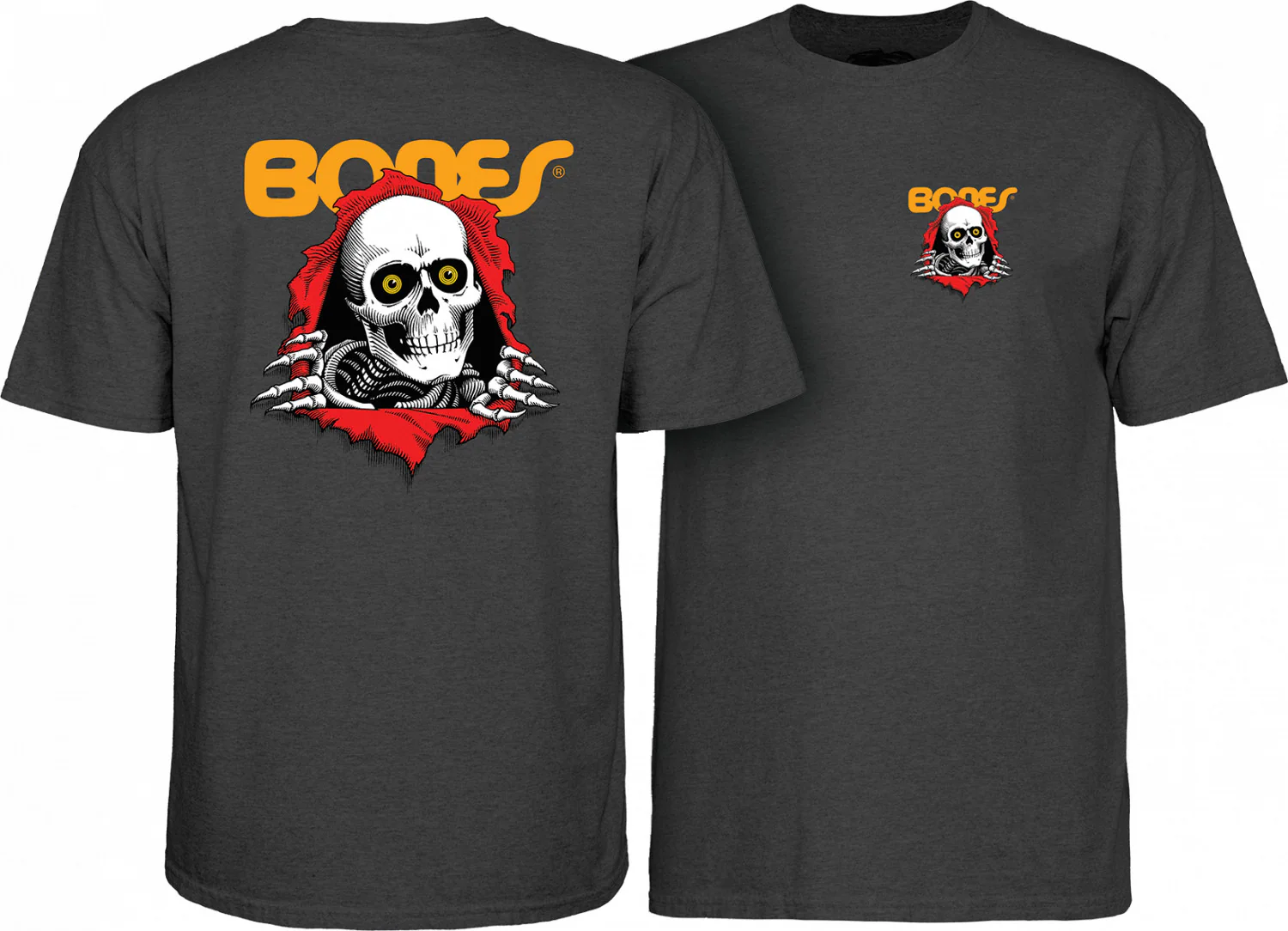 Powell Peralta Ripper T-Shirt - Charcoal Heather - Image 3