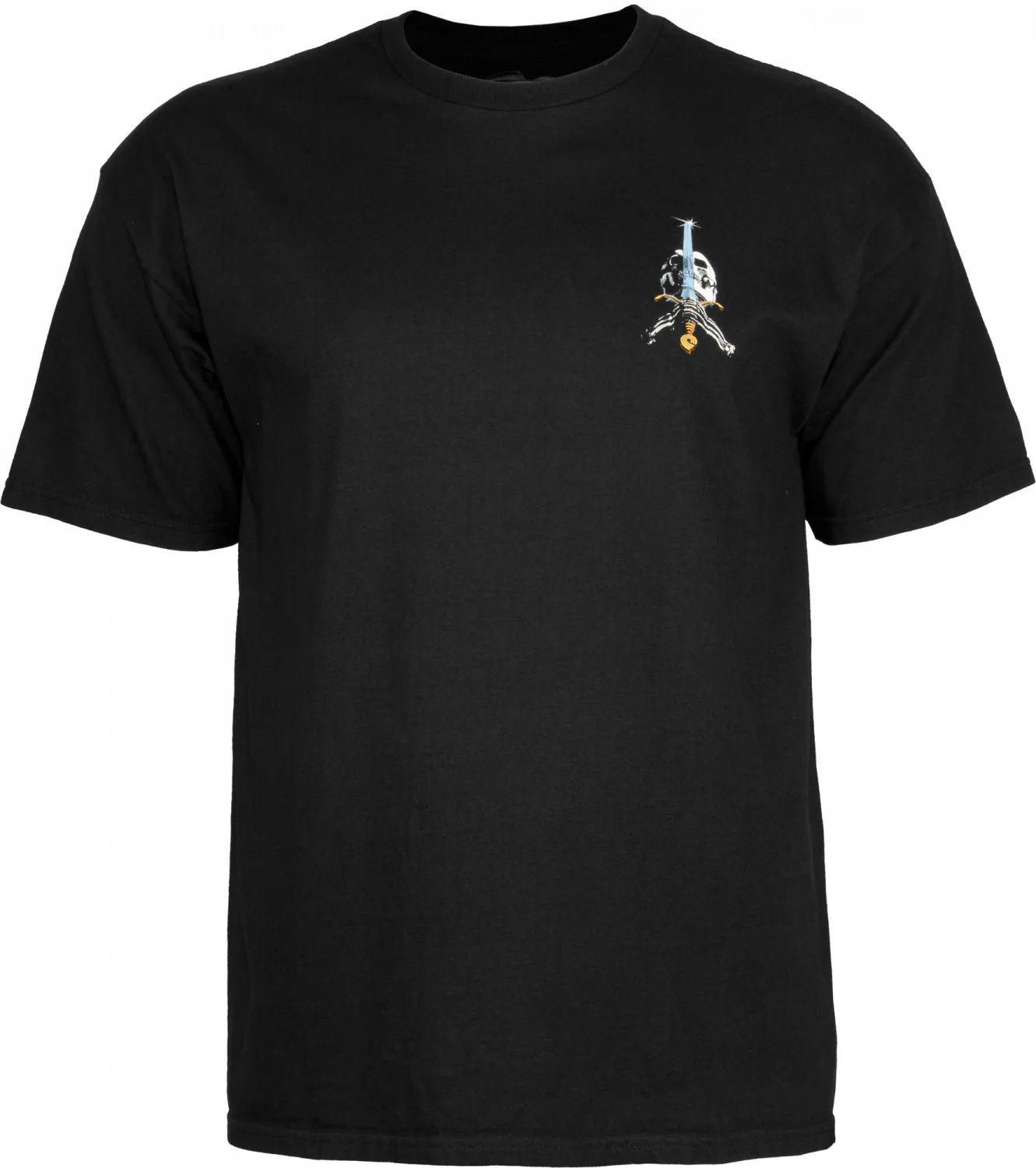 Powell Peralta Skull & Sword T-shirt - Black - Image 2