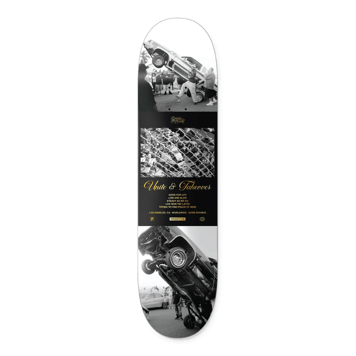 Primitive Bounce Skateboard Deck - 8.125″ Black