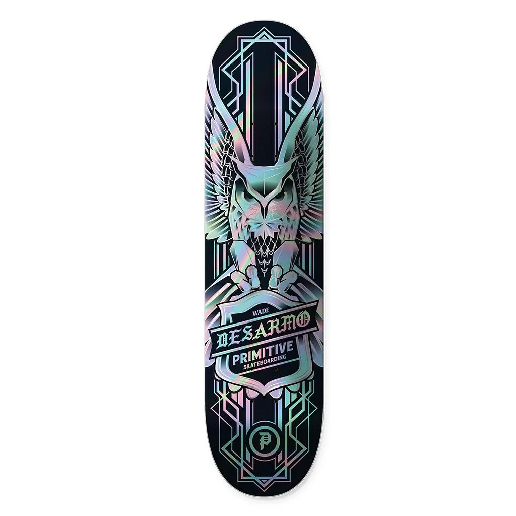 Primitive Desarmo Owl Spectra Skateboard Deck - 8.125" Black
