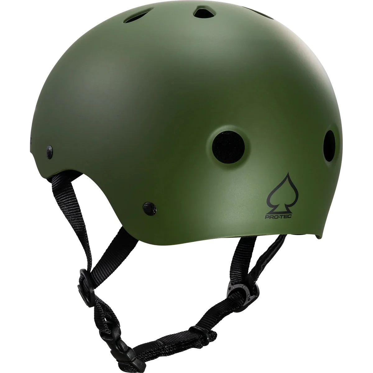 ProTec Classic Helmet - Olive Green - Image 2