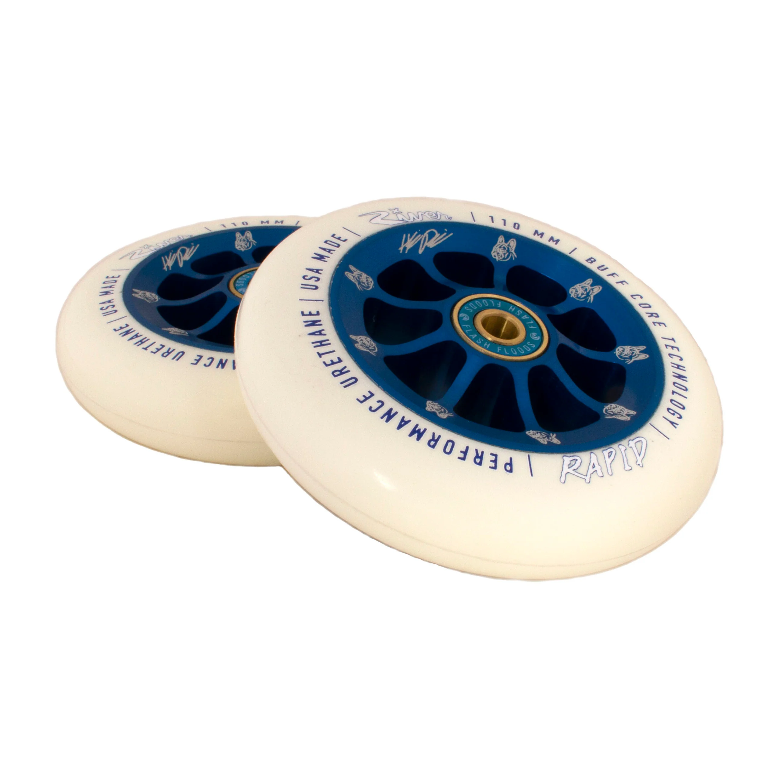 River Pablo Rapids Wheels 110mm - Helmeri Pirinen Signature (Pair) - Image 2