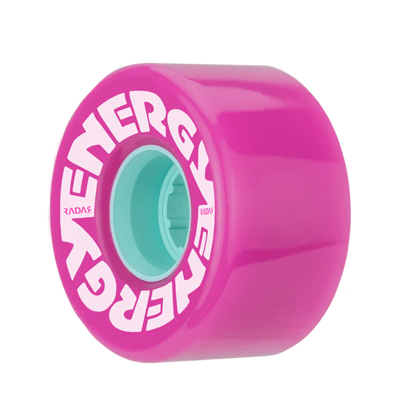 Radar Energy Roller Skate Wheels 57mm 78a - Purple (4 Pack) - Image 2