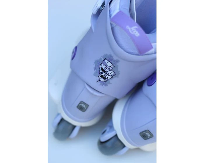 Razors Loca x Makabra Pro Aggressive Inline Skate Complete - Lavender - Image 4