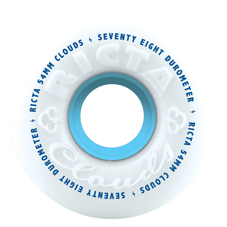 Ricta Clouds Wheels 54mm 78a - White (Set)