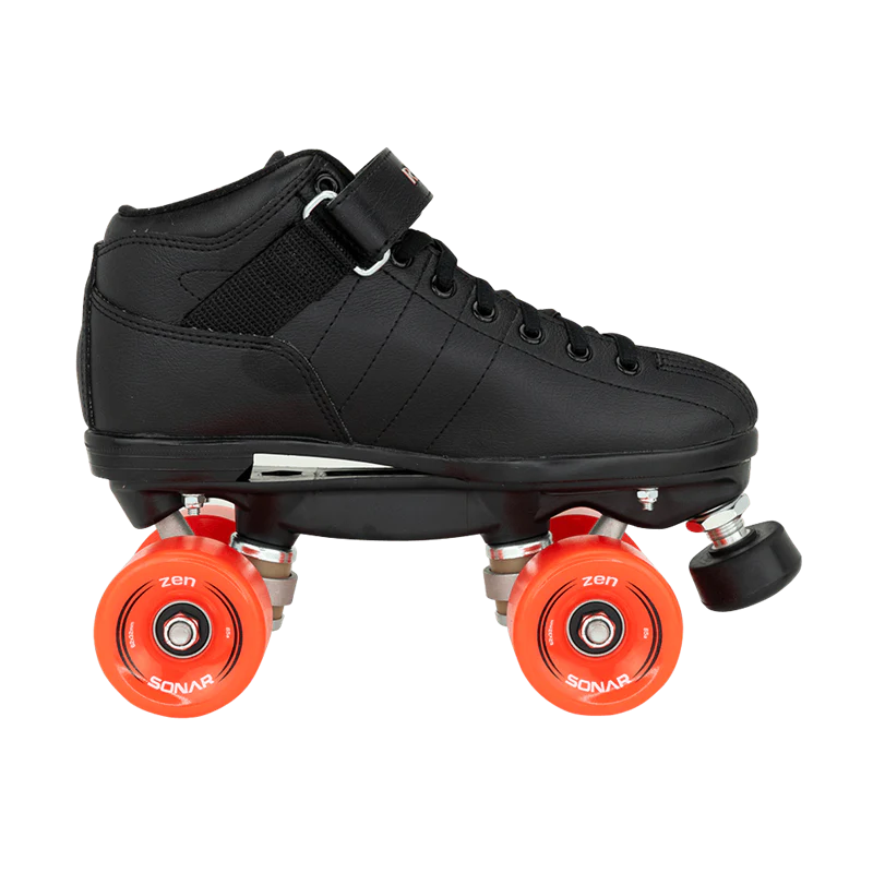 Riedell R3 Outdoor Quad Roller Skate Medium - Black - Image 3