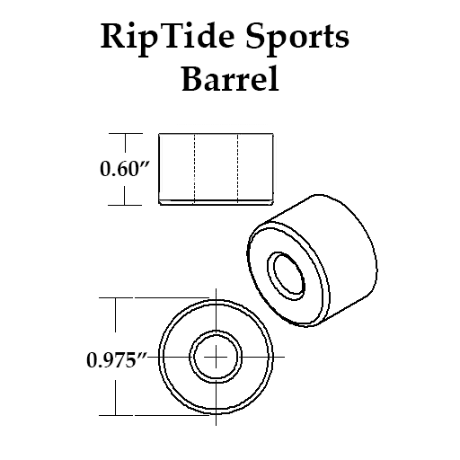 RipTide Krank Barrel Bushing 90a - Green (Set) - Image 2