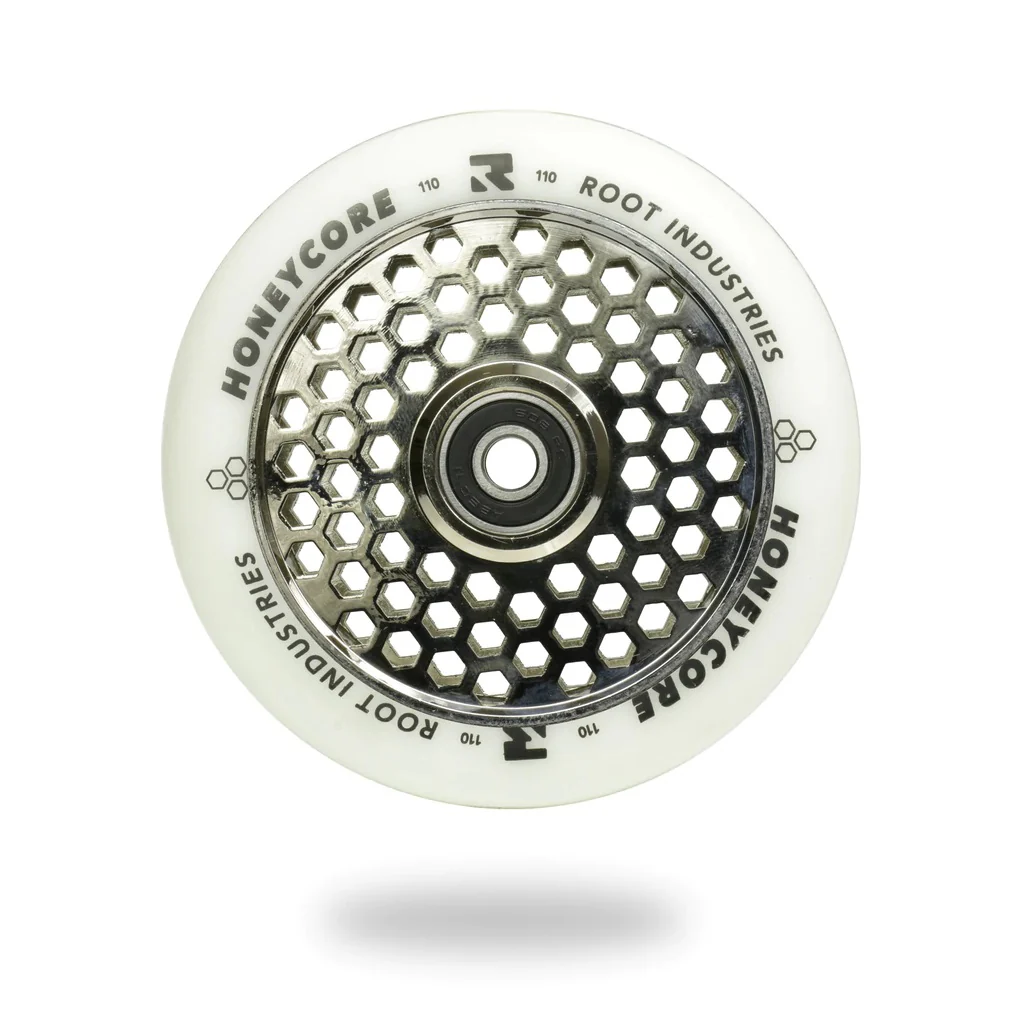 Root Industries HoneyCore Wheels 110mm - White/Mirror (Pair)