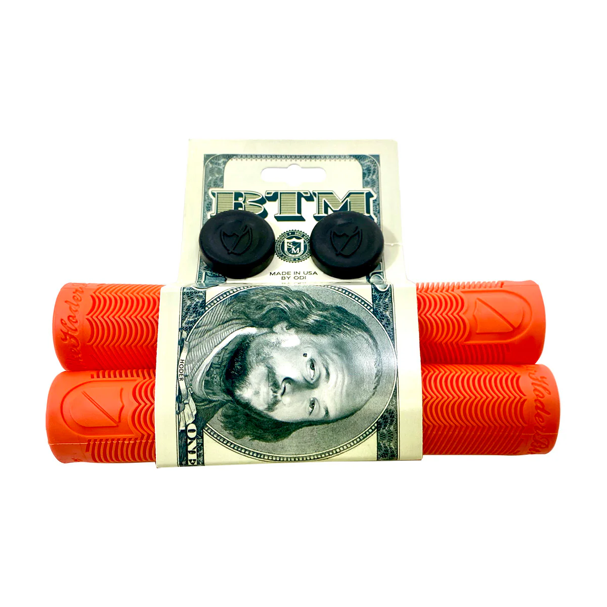 S&M Bikes BMX Hoder Grips - Orange - Image 2
