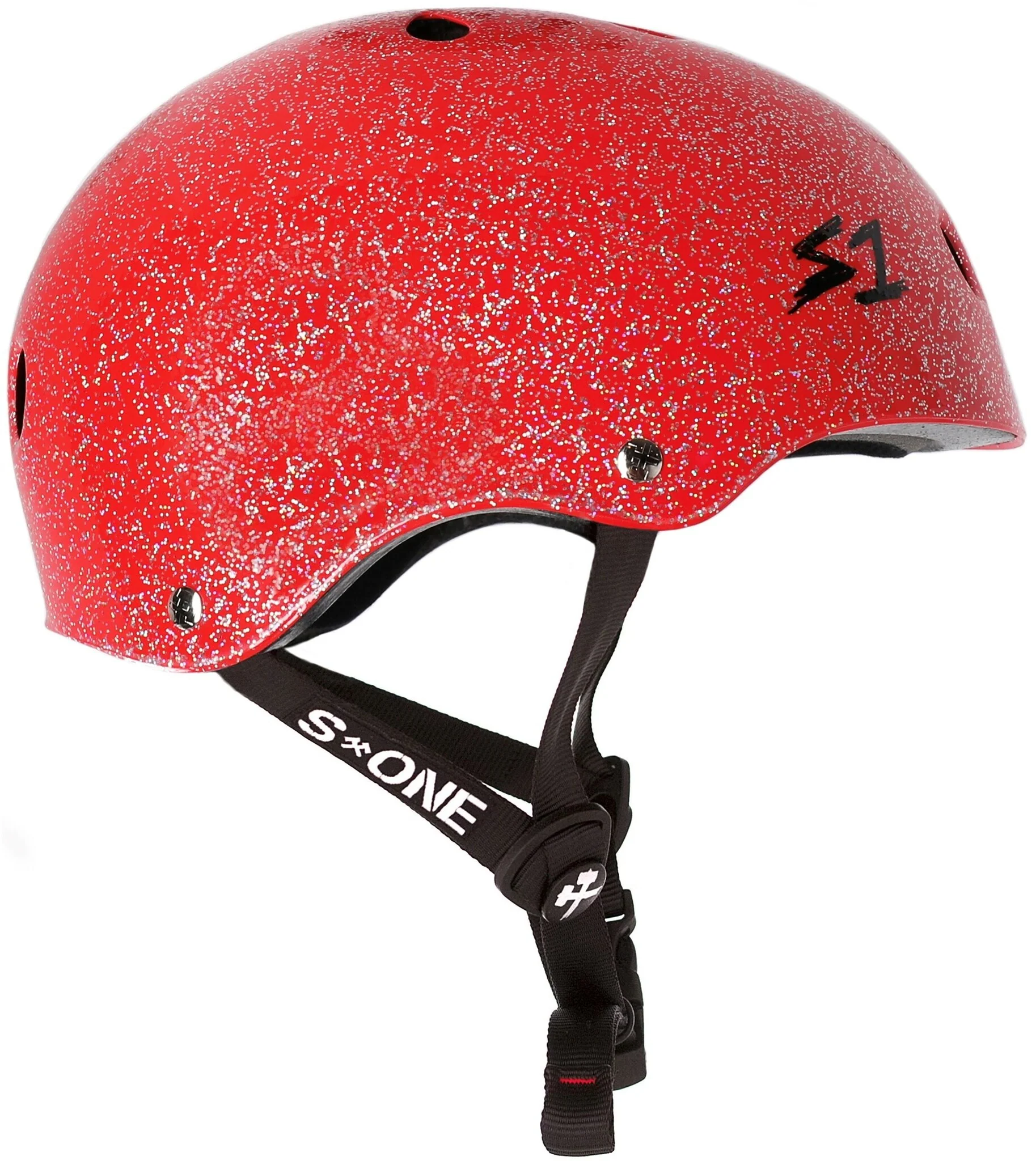 S1 Lifer Helmet - Red Gloss Glitter - Image 2