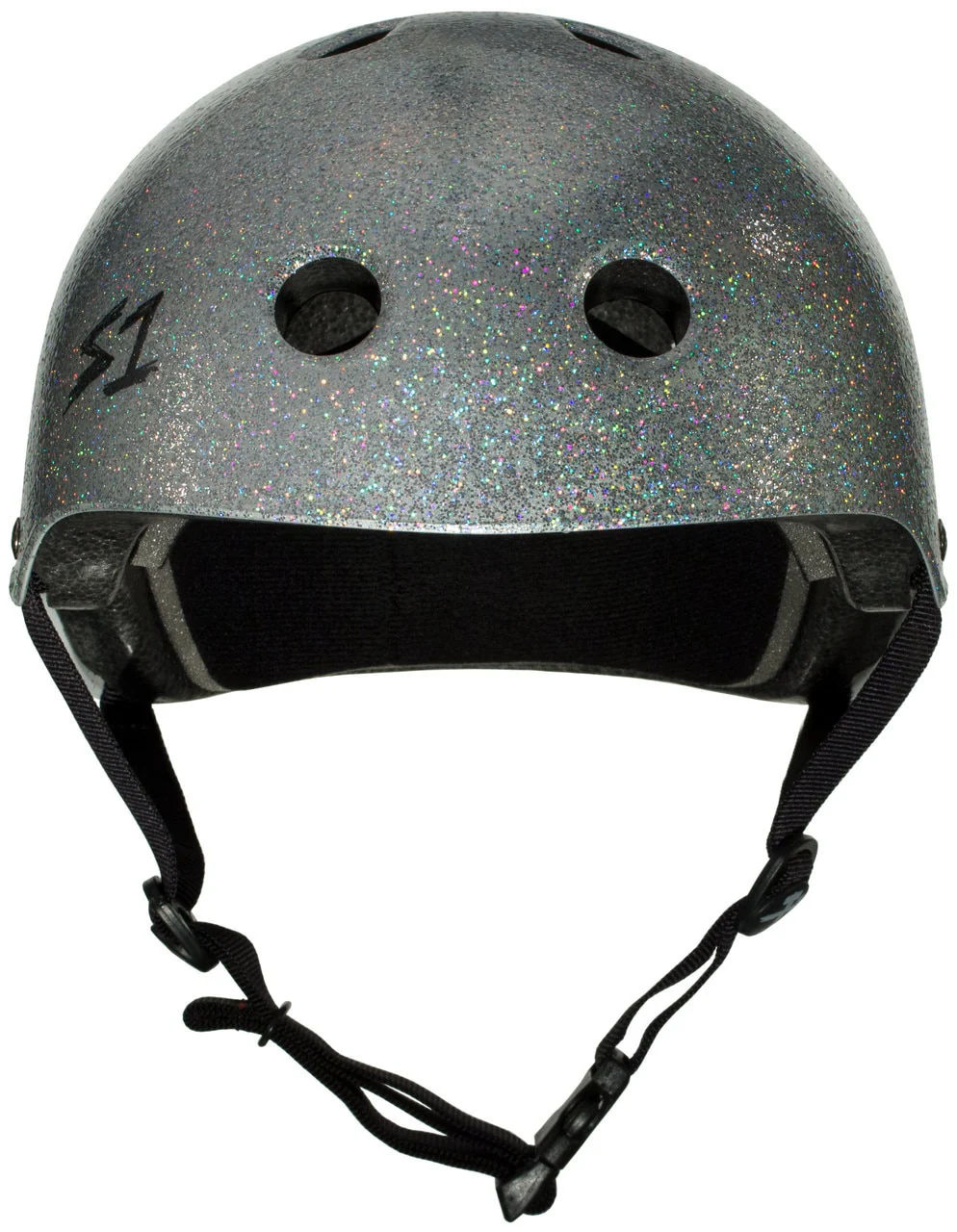 S1 Lifer Helmet - Silver Gloss Glitter - Image 3