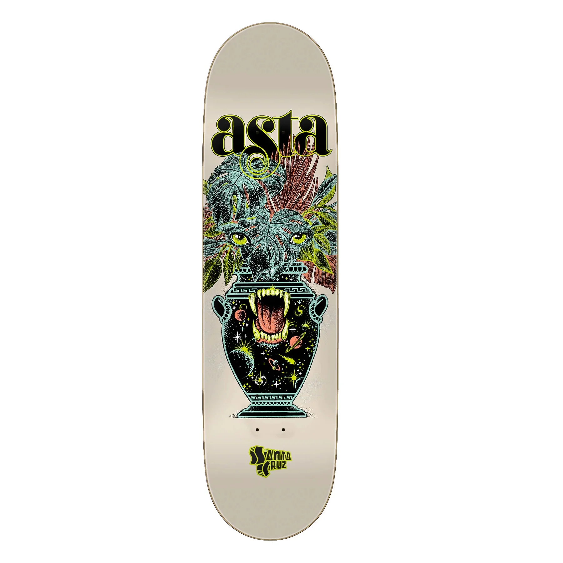 Santa Cruz Asta Cosmic Eyes Twin Tip Skateboard Deck - 8.2″