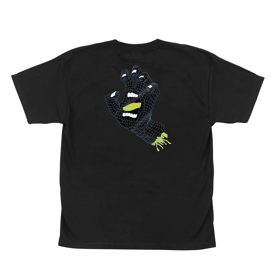 Santa Cruz Framework Hand Short Sleeve Youth T-Shirt - Black - Image 2