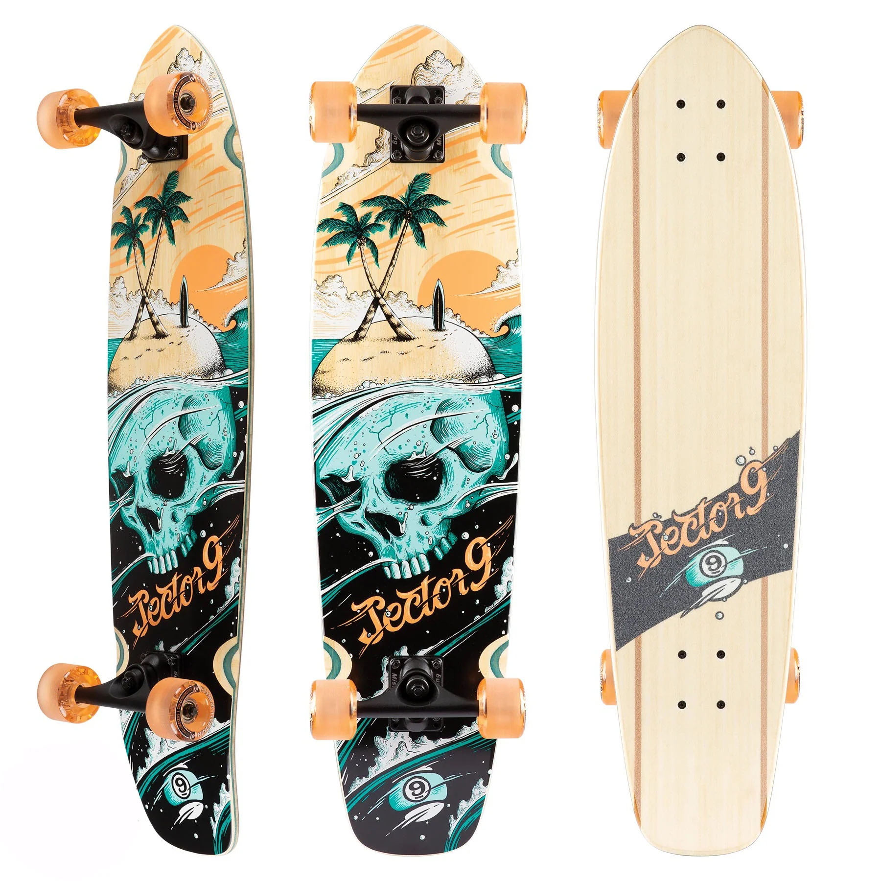Sector 9 Bamboo Stranded Strand Complete Cruiser - 8.7"