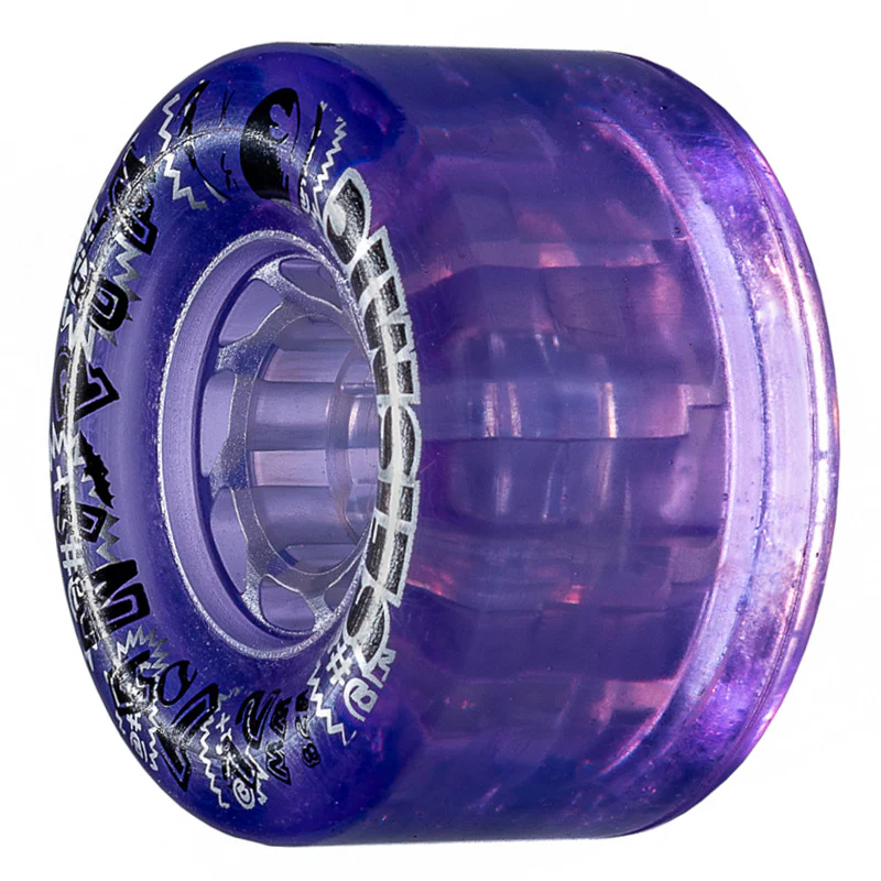 Seismic Tantrum Wheels 72x45mm 80a - Crystal Clear Purple (Set of 4)