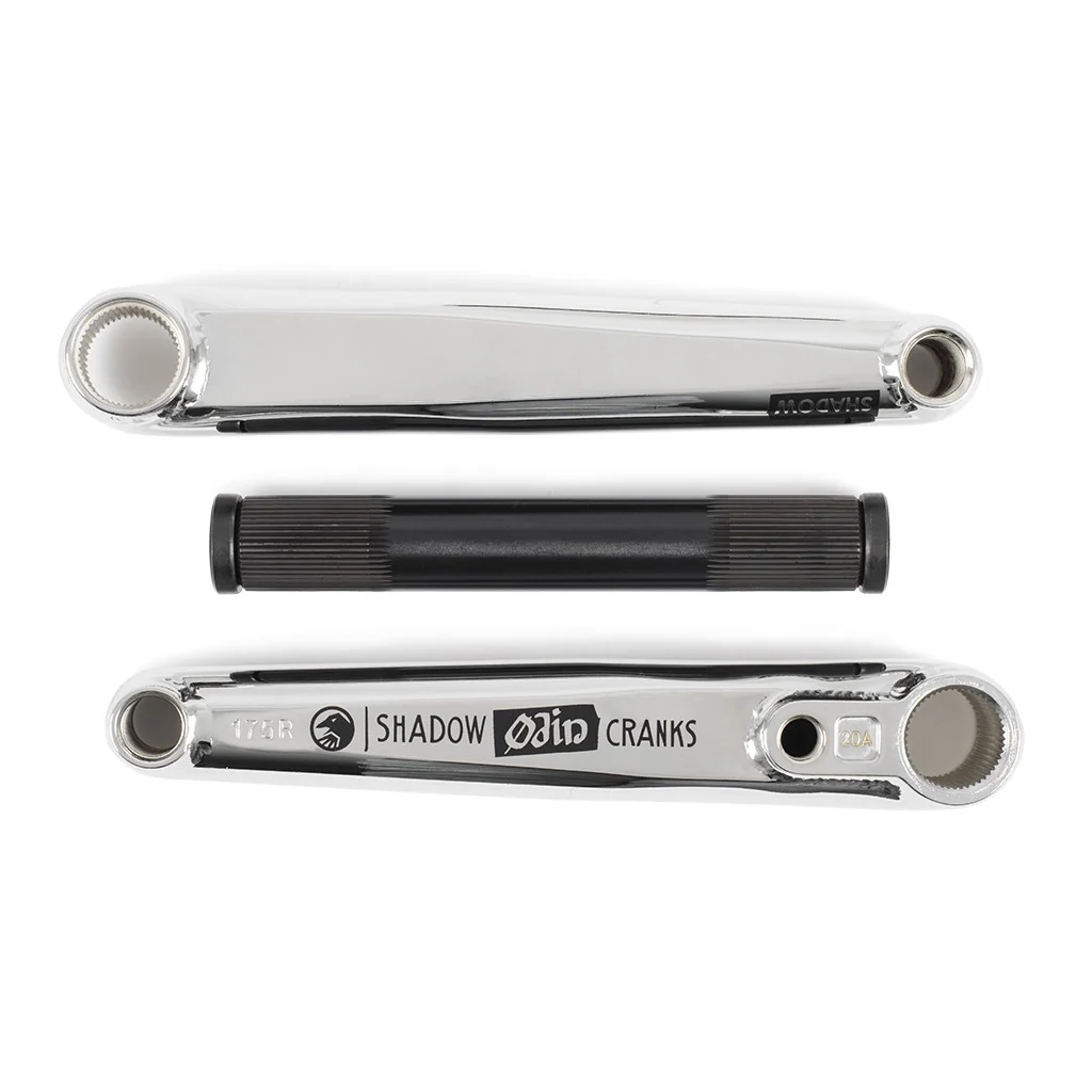 Shadow Conspiracy BMX Odin Cranks 165mm - Chrome