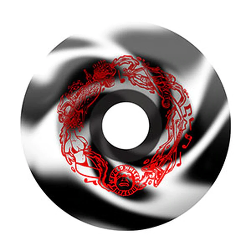 Slime Balls Vomits Wheels 60mm 97a - Black/White Swirl (Set of 4) - Image 2
