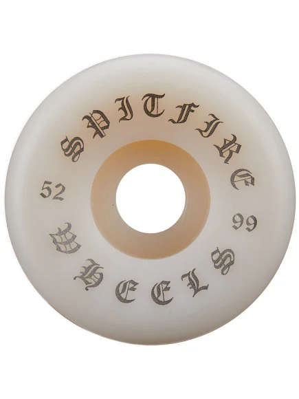 Spitfire Wheels OG Classic 53mm 99a - White/Orange (Set of 4) - Image 2