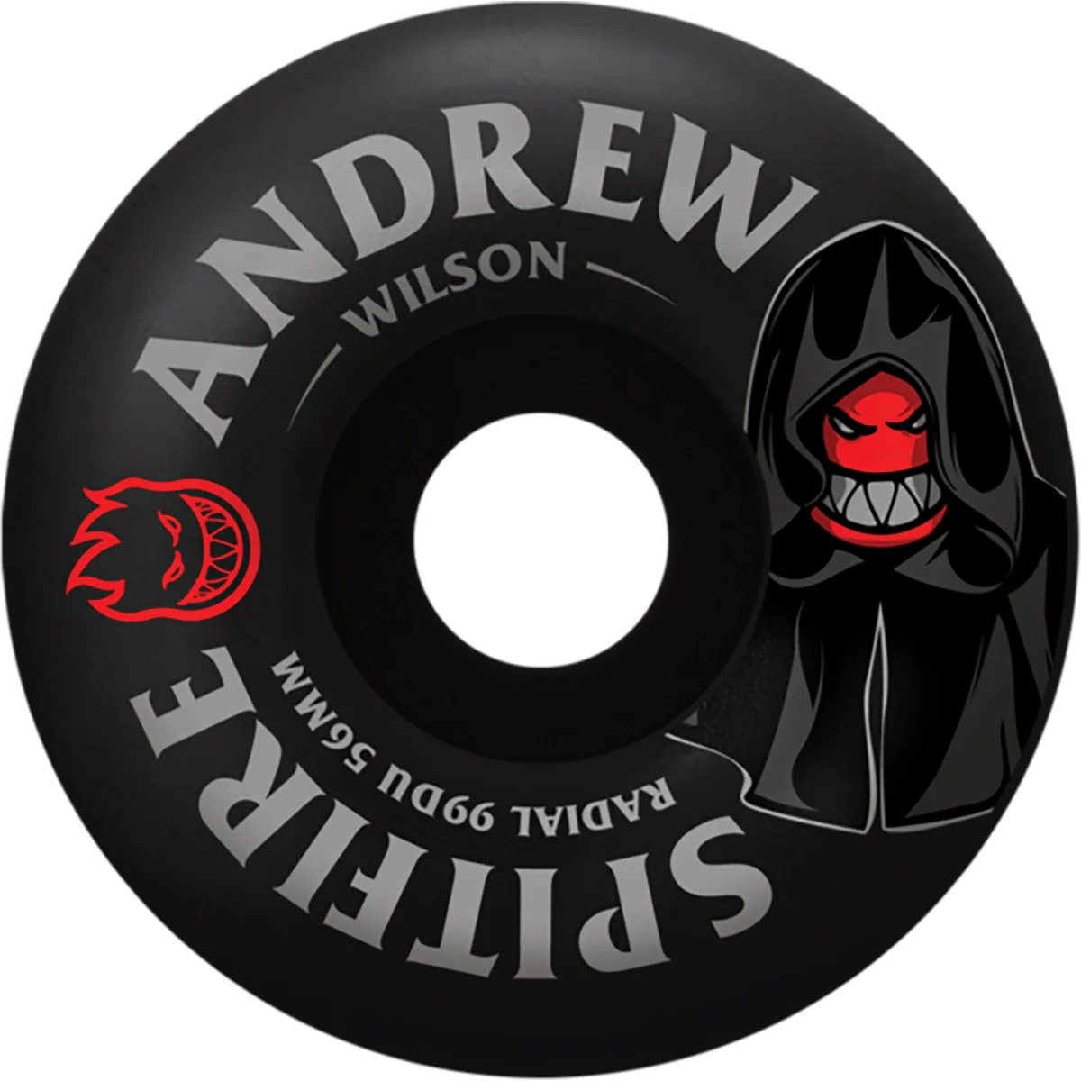Spitfire Wheels Wilson Burn Squad F4 Radial 56mm 99a - Black (Set of 4)