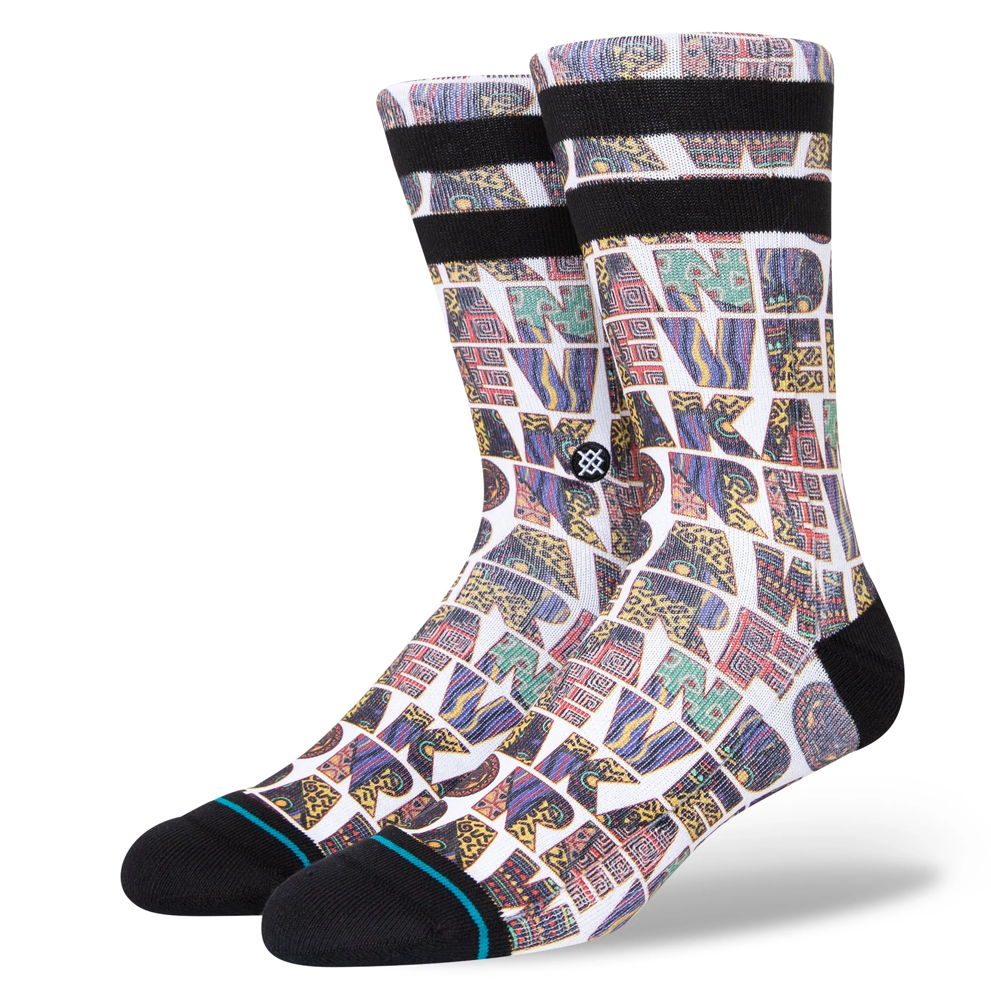 Stance Black Panther Wakanda Forever Crew Socks - White