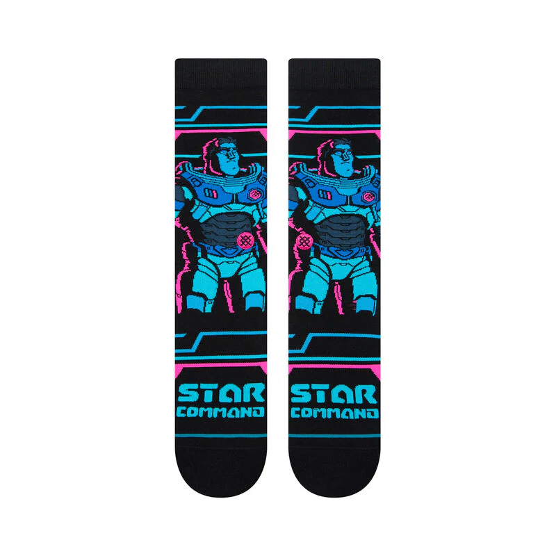 Stance Disney Pixar X Stance Lightyear Kids Crew Socks - Black - Image 2