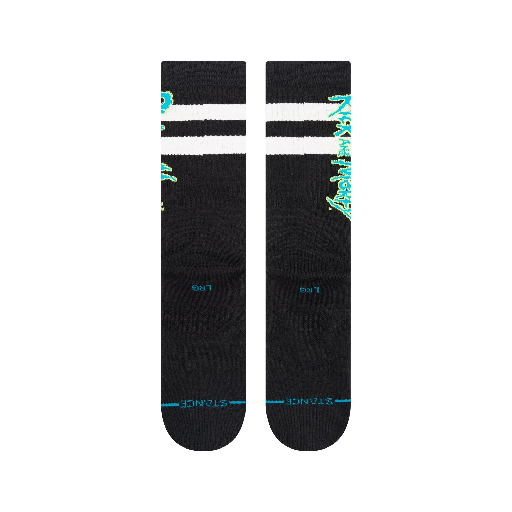 Stance Rick And Morty Crew Socks - Black - Image 3
